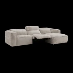 Hoeksalon GASTON Greige Longchair Rechts B311