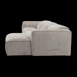 Hoeksalon GASTON Greige Longchair Rechts B311