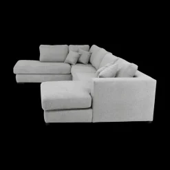 Hoeksalon GRANADA Longchair Rechts Grijs