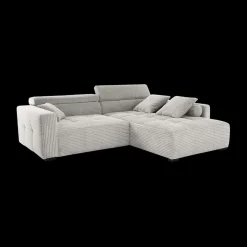 Hoeksalon LORETO Lichtgrijs B283-L231