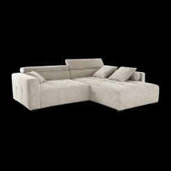 Hoeksalon LORETO Taupe B283-L231