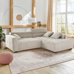 Hoeksalon LORETO Taupe B283-L231