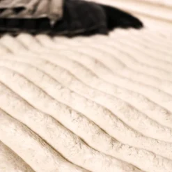 Hoeksalon LUNES Longchair Links Ivory