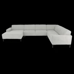 Hoeksalon MATEO Longchair Links Grijs