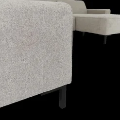 Hoeksalon MATEO Longchair Rechts Grijs