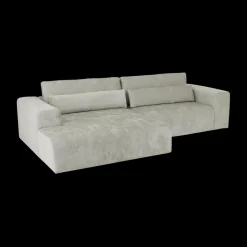 Hoeksalon ODILON Naturel Longchair Links B302