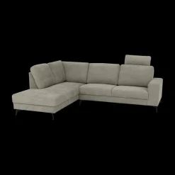 Hoeksalon PADUA Taupe Longchair Links B262