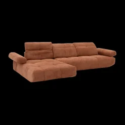 Hoeksalon PIERROT Longchair Links Coral B324