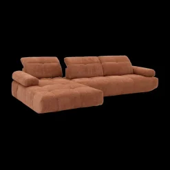 Hoeksalon PIERROT Longchair Links Coral B324