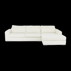 Hoeksalon PLUSS Longchair Rechts Wit