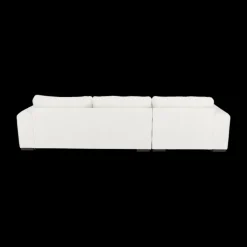 Hoeksalon PLUSS Longchair Links Wit