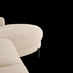 Hoeksalon SELMA Longchair Rechts Beige