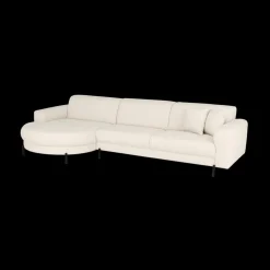 Hoeksalon SELMA Longchair Links Beige