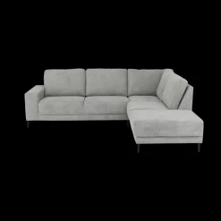 Hoeksalon SEVILLA Longchair Rechts Dolphin Grijs