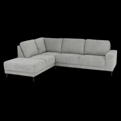 Hoeksalon SEVILLA Longchair Links Dolphin Grijs