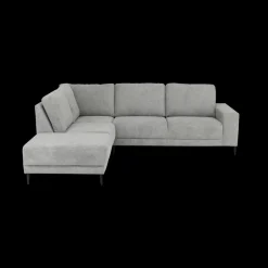 Hoeksalon SEVILLA Longchair Links Dolphin Grijs