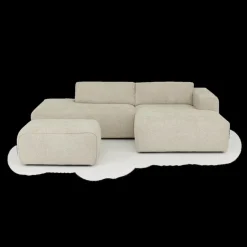 Hoeksalon SMILE Longchair Rechts Anthology Beige B260