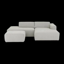 Hoeksalon SMILE Longchair Rechts Sneak Naturel