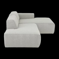 Hoeksalon SMILE Longchair Rechts Sneak Naturel