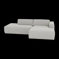 Hoeksalon SMILE Longchair Rechts Sneak Naturel