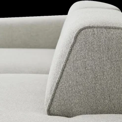 Hoeksalon SMILE Longchair Links Sneak Naturel