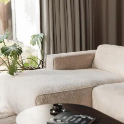 Hoeksalon SMILE Longchair Links Anthology Beige B260