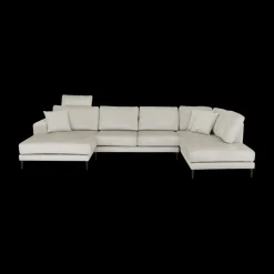 Hoeksalon SYLVESTER Longchair Links Movie 196 Shell B372