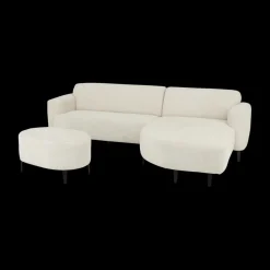 Hoeksalon THALIA Longchair Afgerond Rechts