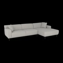 Hoeksalons QUILLO Longchair Rechts Grijs B325