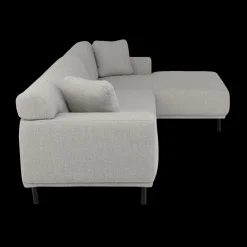 Hoeksalons QUILLO Longchair Rechts Grijs B325