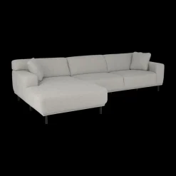 Hoeksalons QUILLO Longchair Links Grijs B325