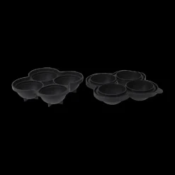 Ijsballenvorm CAVISTE 4Del. Sil. Zwart