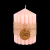Kaars RIBBLE 10 Lichtroze