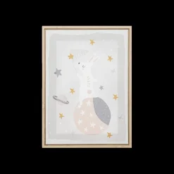 Kader BUNNY Grijs/roze