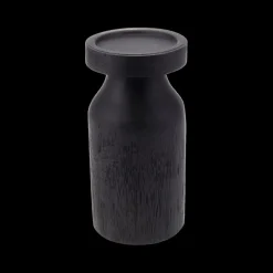 Kandelaar ROELOM Mango Zwart L