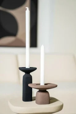 Kandelaar SQUER Alu Zwart M