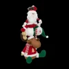Kerstteddypyramide XMIES Wit/Rood/Groen