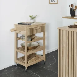 Keukentrolley CALUNA Naturel