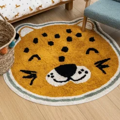 Kindertapijt LEOPARD Luipaard Oker