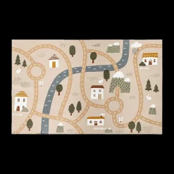 Kindertapijt ROUTE Katoen Beige