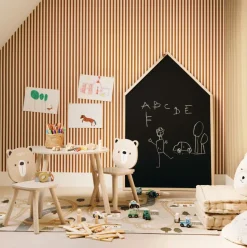 Kindertapijt ROUTE Katoen Beige