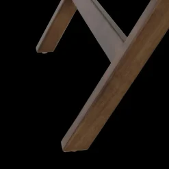 Klapstoel JACCO Ash Wood Walnut/Rotan