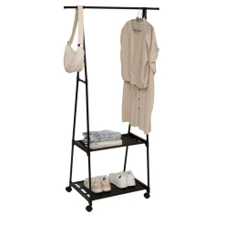 Kledingrek HINTISA Metaal Zwart