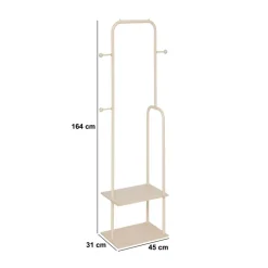 Kledingrek LYNNI Hang/Leg Metaal Argile