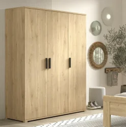 Kleerkast DIEWKE Eik B150