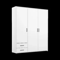 Kleerkast EDVIN Wit B140