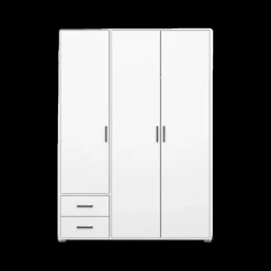 Kleerkast EDVIN Wit B140