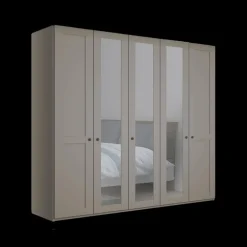 Kleerkast NAVAN B250 3xSpiegel Kiezelgrijs