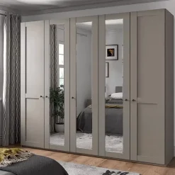 Kleerkast NAVAN B250 3xSpiegel Kiezelgrijs