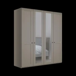 Kleerkast NAVAN B200 2xSpiegel Kiezelgrijs